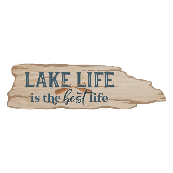 Trinx Lake Life Wall Décor Wayfair